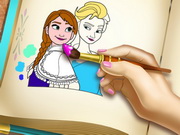 Igrica za decu Frozen Coloring Book