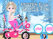 Igrica za decu Frozen Elsa Bicycle Fun