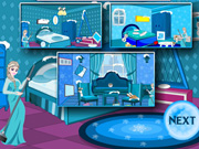 Online igrica Frozen Elsa Room Cleaning Time