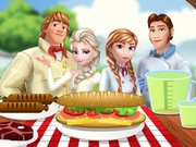 Online game Frozen Family Picnic