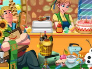 Online igrica Frozen Princess Bakery