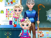 Igrica za decu Frozen School Day