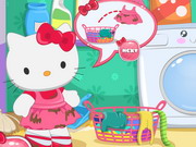 Online game Hello Kitty Laundry Day