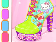 Online game Hello Kitty Shoes Designer