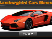 Online game Lamborghini Cars Memory