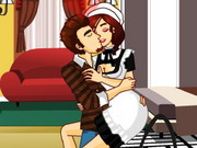 Online game Maid Kissing