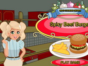 Mia Cooking Spicy Beef Burger