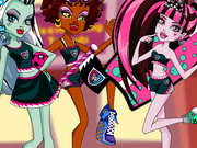 Online game Monster High Feerleading Tryouts