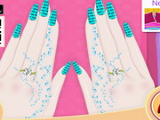 Online game Newspaper Print Nails Girls Manicure