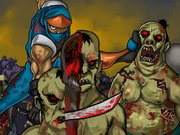 Online igrica Ninja Vs Zombies 2 free for kids