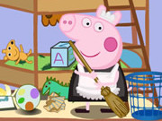 Online igrica Peppa Pig Clean Room free for kids