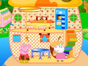 Online game Peppa Pig Mushroom House Decor