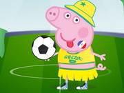 Online game Peppa Pig World Cup Dress Up