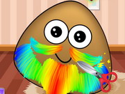 Online game Pou Beard Salon