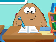 Online igrica Pou Classroom Slacking