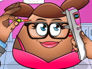 Pou Girl Eye Doctor