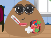 Online game Pou girl heart surgery