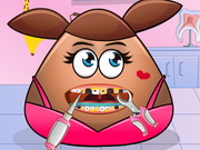 Igrica za decu Pou Girl Teeth Care