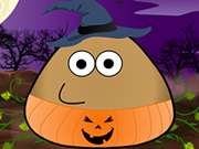 Online igrica Pou Halloween Costume