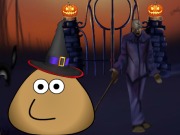 Online game Pou Halloween House