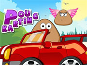 Online game Pou Karting