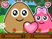 Online game Pou Lovely Kiss 2