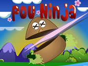 Online igrica Pou Ninja free for kids