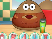 Online game Pou Shaving