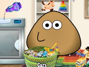 Online game Pou washing toys