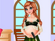 Pregnant Anna room Cleaning