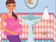 Online game Pregnant Mommy Cleaning Bath