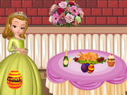 Online game Princess Amber Easter Party Decor