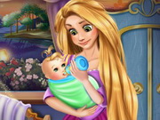 Online game Rapunzel Baby Feeding