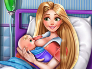 Online igrica Rapunzel Mommy Birth free for kids