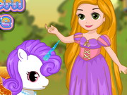 Online igrica Rapunzel Unicorn Care free for kids