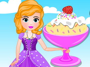 Online game Sofia Cooking Cake Batter Ice Cream