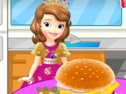 Online game Sofia Cooking Hamburger