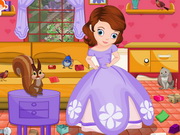 Online game Sofia The First Room Cleaning