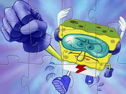 Online game Superhero SpongeBob Puzzle