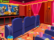 Online game The Nut Job Theatre Cleaning