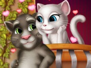 Online game Tom and Angela Kissing