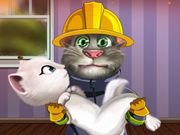 Online game Tom Become Fireman 2