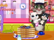 Online igrica Tom Family Cooking Pancakes