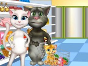 Online game Tom Family Shopping And Cooking