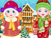 Online igrica Winter Baby free for kids