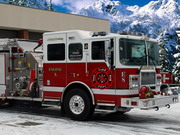 Online game Winter Firefighters Truck