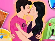 Online game Romantic Christmas Kissing