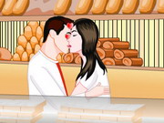 Online game Bakery Shop Kissing