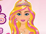 Barbie hercegnős frizurája